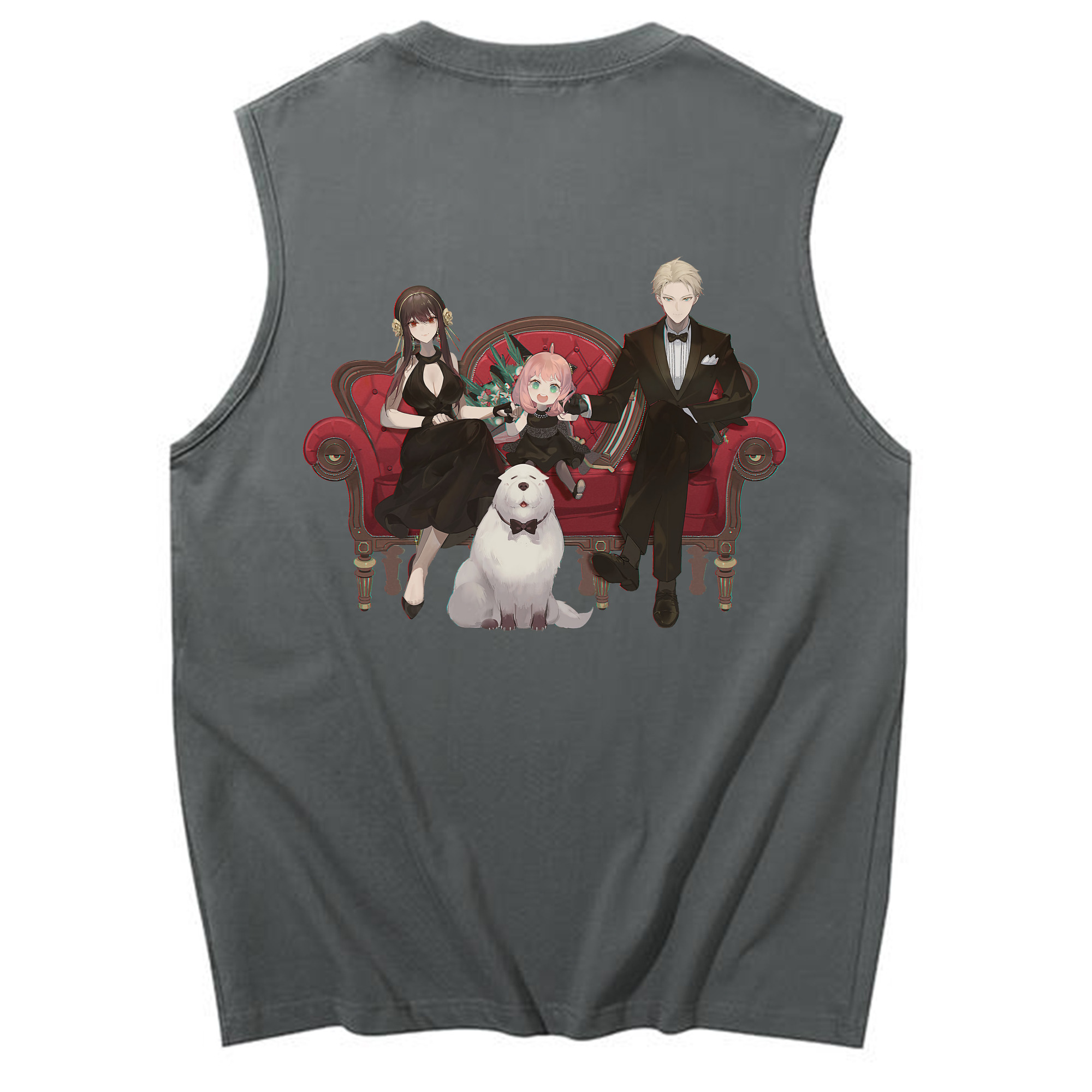 （画像用） SPY×FAMILY间谍家家酒 コットン100％タンクトップ（背面プリント）